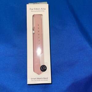 Silicone Replacement Smart Watch Band for Fitbit Alta, Size L/G, Pink